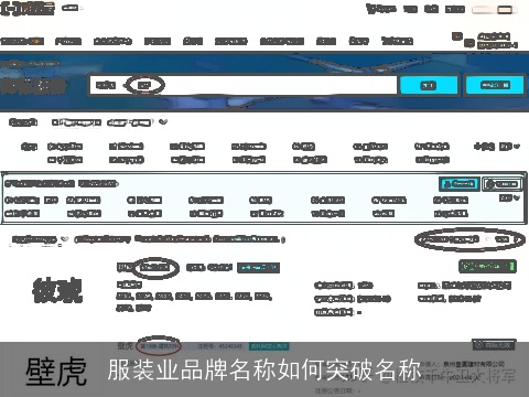服装业品牌名称如何突破名称