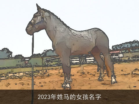 2023年姓马的女孩名字