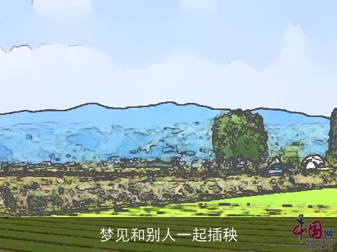 梦见和别人一起插秧