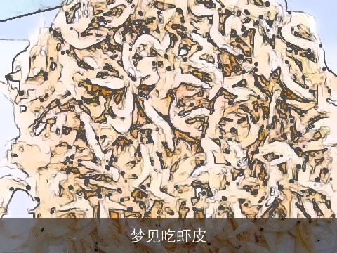 梦见吃虾皮