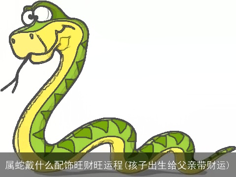 属蛇戴什么配饰旺财旺运程(孩子出生给父亲带财运)