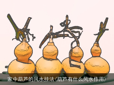 家中葫芦的风水挂法(葫芦有什么风水作用)