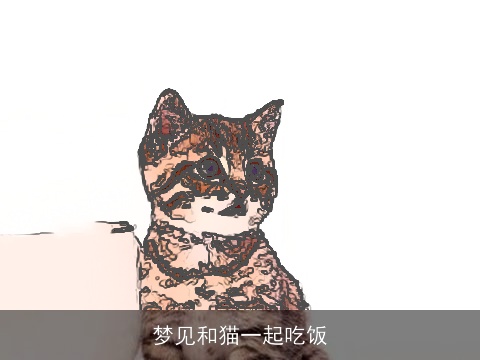 梦见和猫一起吃饭