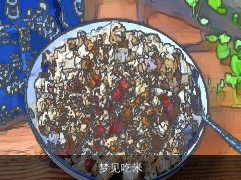 梦见吃米