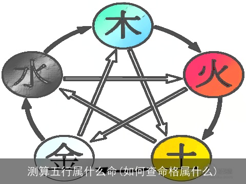 测算五行属什么命(如何查命格属什么)