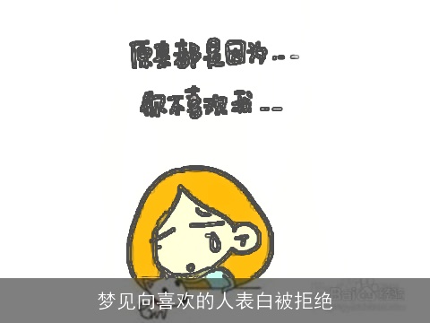 梦见向喜欢的人表白被拒绝