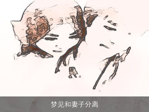 梦见和妻子分离