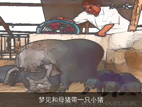 梦见和母猪带一只小猪