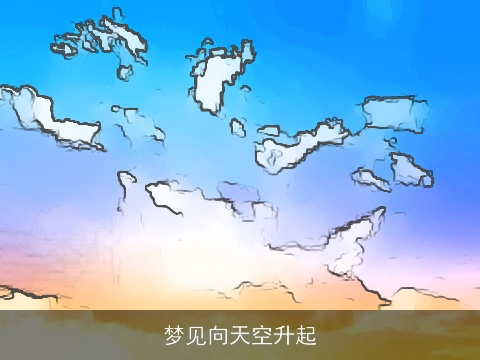 梦见向天空升起