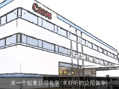 求一个起重公司名字(求好听的公司名字)