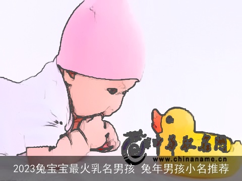 2023兔宝宝最火乳名男孩 兔年男孩小名推荐