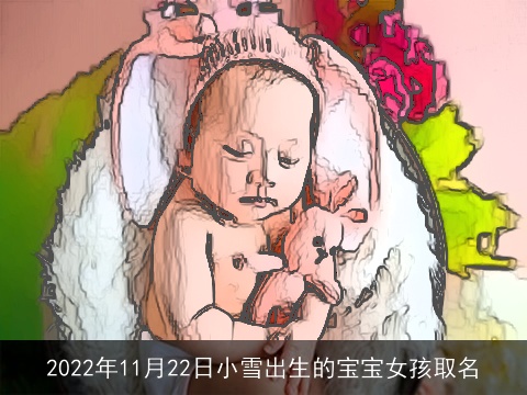 2022年11月22日小雪出生的宝宝女孩取名