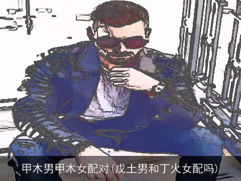 甲木男甲木女配对(戊土男和丁火女配吗)