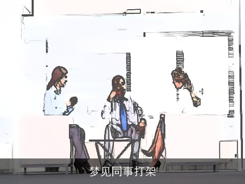 梦见同事打架