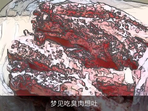 梦见吃臭肉想吐