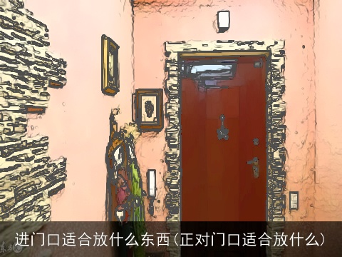 进门口适合放什么东西(正对门口适合放什么)