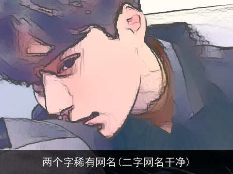 两个字稀有网名(二字网名干净)