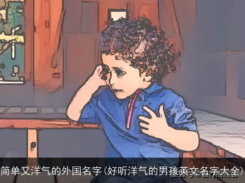 简单又洋气的外国名字(好听洋气的男孩英文名字大全)