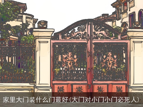 家里大门装什么门最好(大门对小门小门必死人)