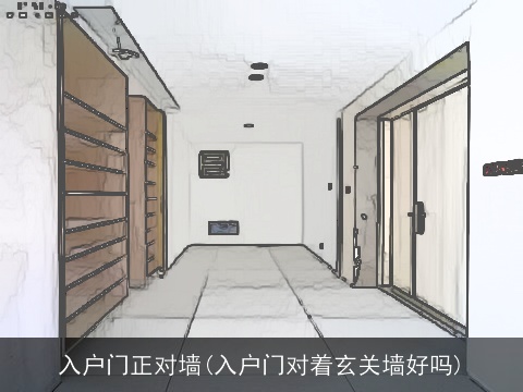 入户门正对墙(入户门对着玄关墙好吗)