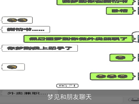 梦见和朋友聊天