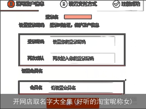 开网店取名字大全集(好听的淘宝昵称女)
