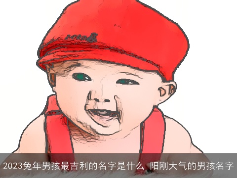 2023兔年男孩最吉利的名字是什么 阳刚大气的男孩名字