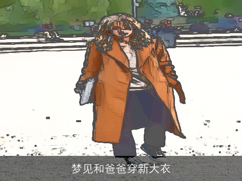 梦见和爸爸穿新大衣