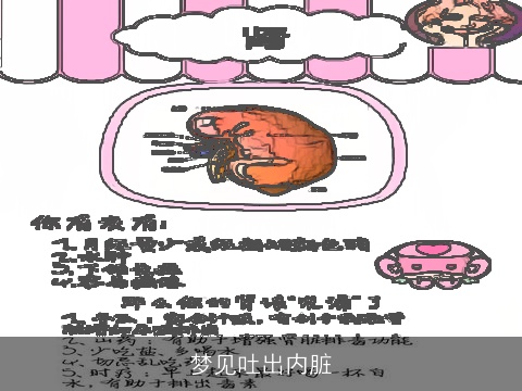梦见吐出内脏