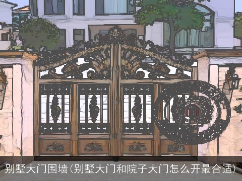 别墅大门围墙(别墅大门和院子大门怎么开最合适)