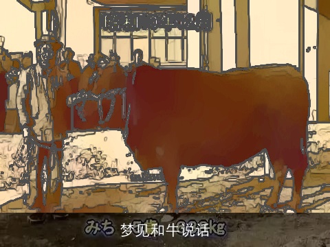 梦见和牛说话