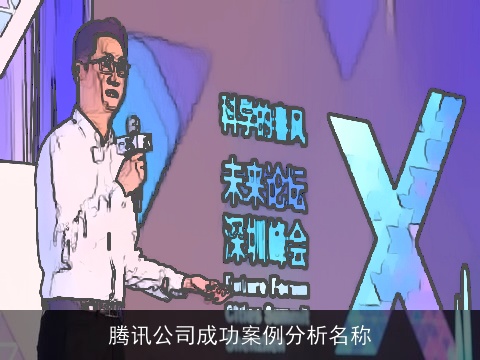 腾讯公司成功案例分析名称