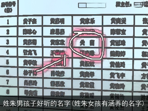 姓朱男孩子好听的名字(姓朱女孩有涵养的名字)