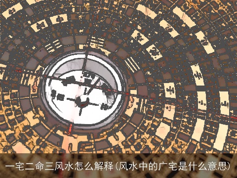 一宅二命三风水怎么解释(风水中的广宅是什么意思)