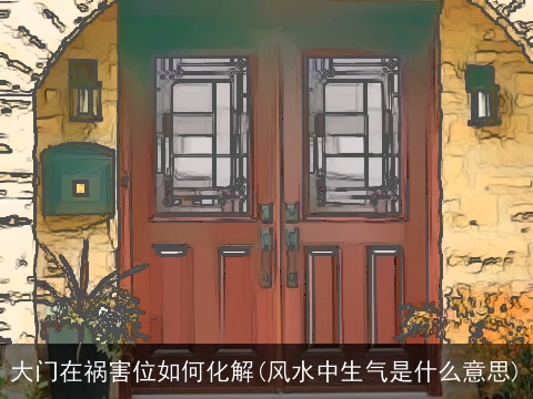 大门在祸害位如何化解(风水中生气是什么意思)