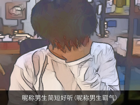 昵称男生简短好听(昵称男生霸气)