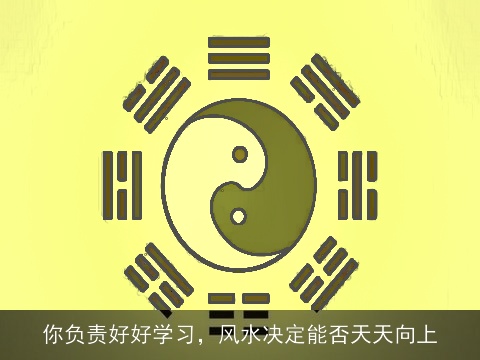 你负责好好学习，风水决定能否天天向上