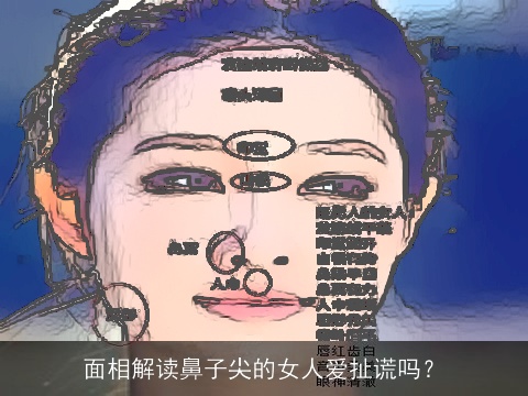 面相解读鼻子尖的女人爱扯谎吗？