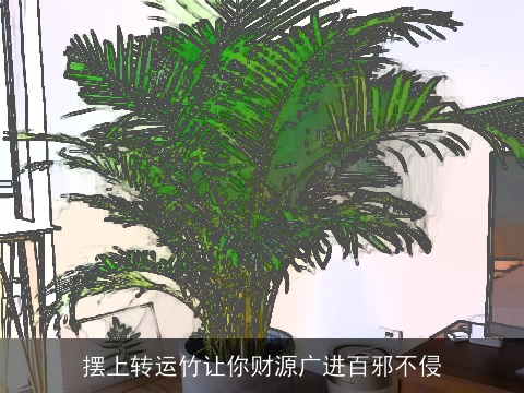 摆上转运竹让你财源广进百邪不侵
