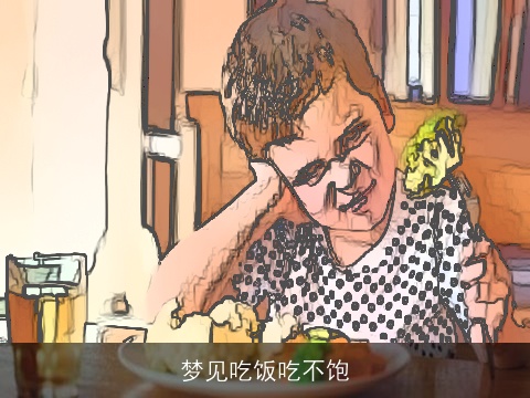 梦见吃饭吃不饱