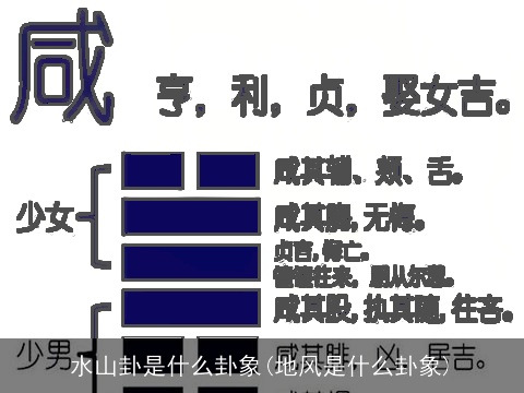 水山卦是什么卦象(地风是什么卦象)