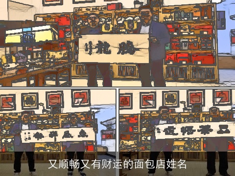 又顺畅又有财运的面包店姓名