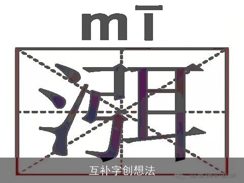 互补字创想法
