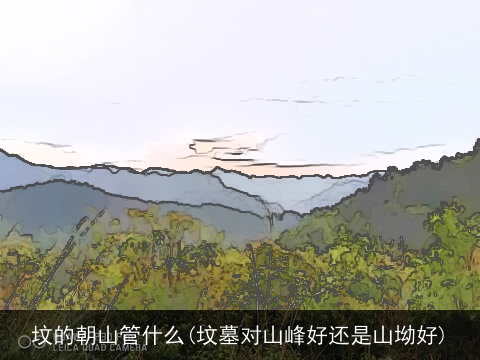 坟的朝山管什么(坟墓对山峰好还是山坳好)