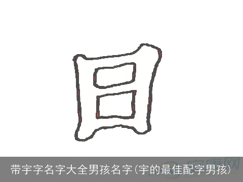 带宇字名字大全男孩名字(宇的最佳配字男孩)