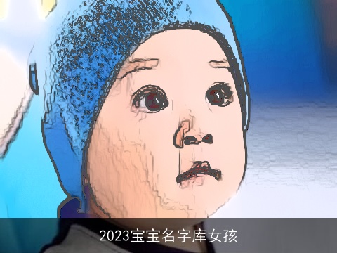 2023宝宝名字库女孩