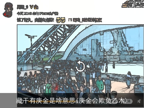 藏干有庚金是啥意思(庚金会欺负乙木)