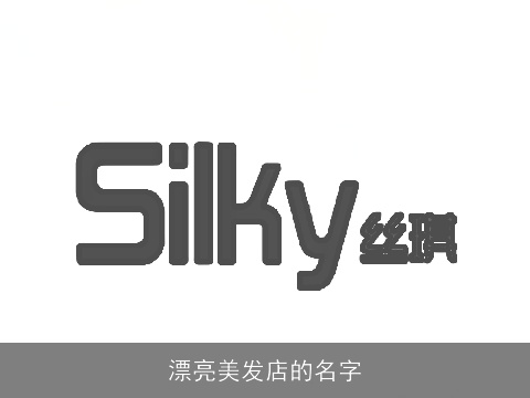 漂亮美发店的名字