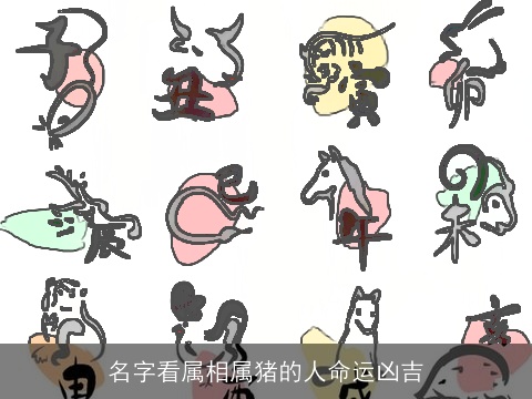 名字看属相属猪的人命运凶吉