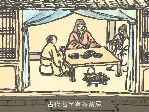古代名字有多禁忌